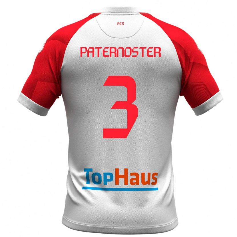 Danxen Men Ivan Paternoster #3 White Red Home Jersey 2025/26 T-Shirt