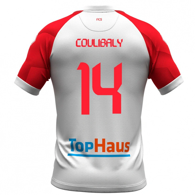 Danxen Men Mamadou Coulibaly #14 White Red Home Jersey 2025/26 T-Shirt