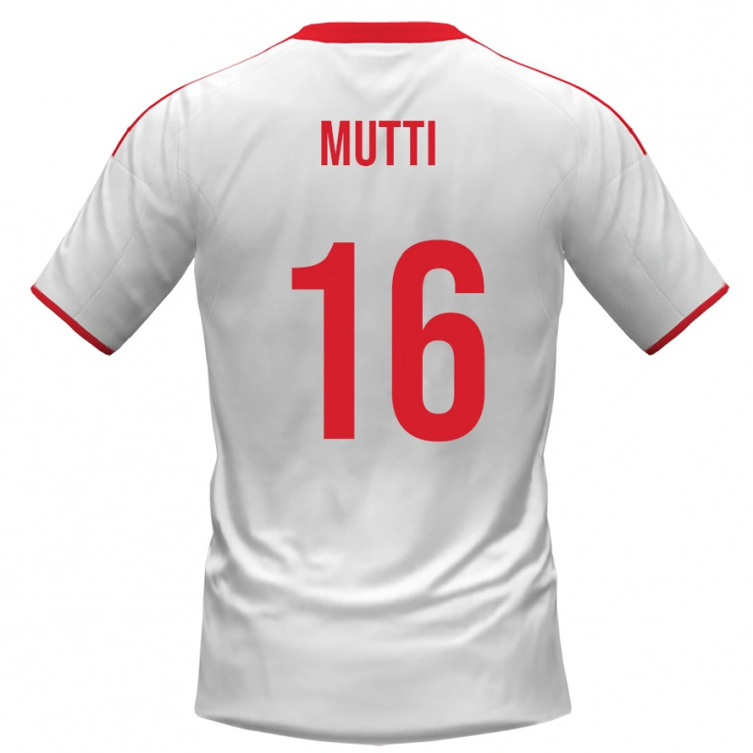 Danxen Men Matteo Mutti #16 White Red Home Jersey 2025/26 T-Shirt