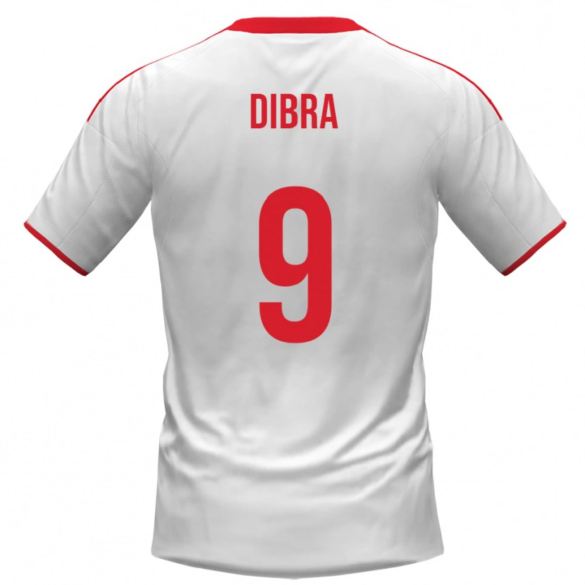 Danxen Men Francesco Dibra #9 White Red Home Jersey 2025/26 T-Shirt