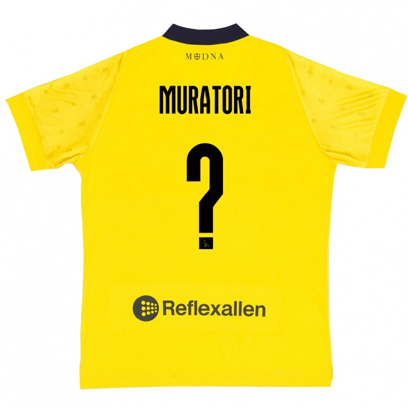Danxen Men Gabriele Muratori #0 Yellow Navy Home Jersey 2025/26 T-Shirt