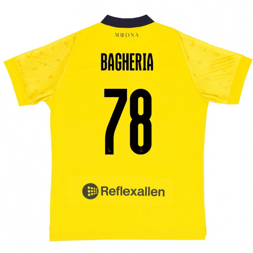 Danxen Men Fabrizio Bagheria #78 Yellow Navy Home Jersey 2025/26 T-Shirt