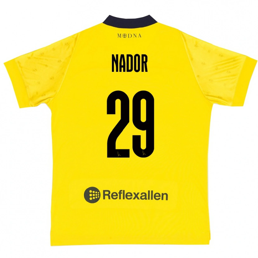Danxen Men Steven Nador #29 Yellow Navy Home Jersey 2025/26 T-Shirt