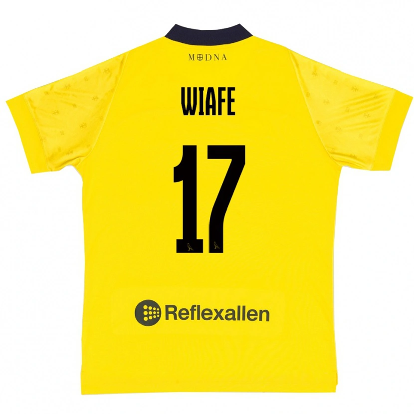 Danxen Men Samuel Wiafe #17 Yellow Navy Home Jersey 2025/26 T-Shirt