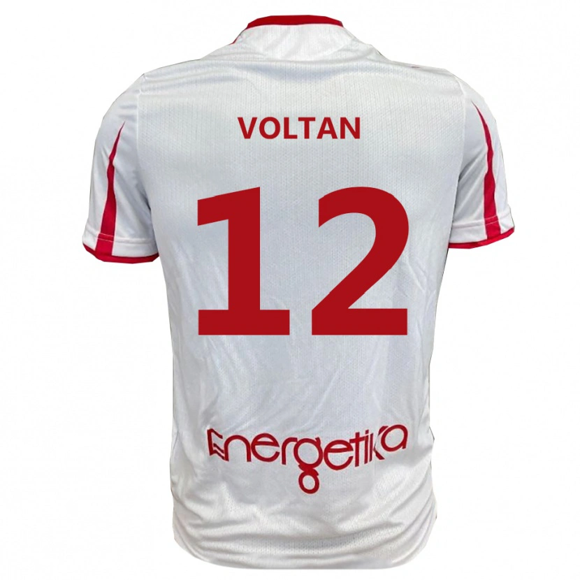 Danxen Men Michele Voltan #12 White Red Home Jersey 2025/26 T-Shirt