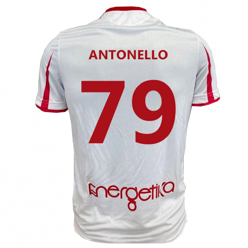 Danxen Men Andrea Antonello #79 White Red Home Jersey 2025/26 T-Shirt