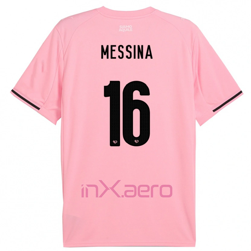 Danxen Men Pietro Messina #16 Pink Black Home Jersey 2025/26 T-Shirt