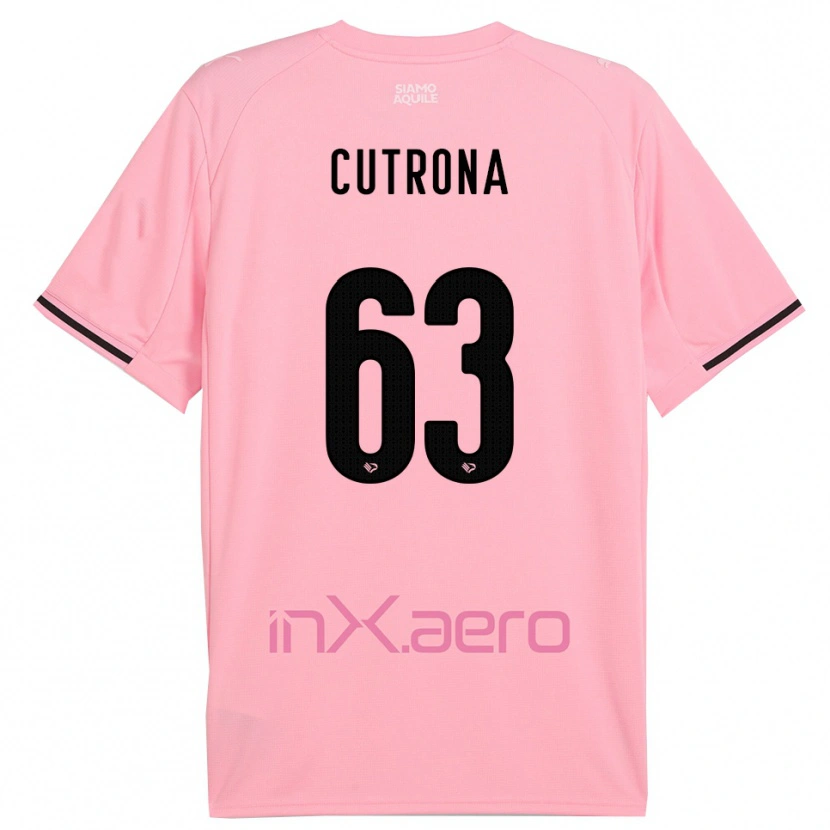 Danxen Men Francesco Cutrona #63 Pink Black Home Jersey 2025/26 T-Shirt