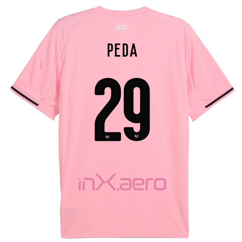 Danxen Men Patryk Peda #29 Pink Black Home Jersey 2025/26 T-Shirt
