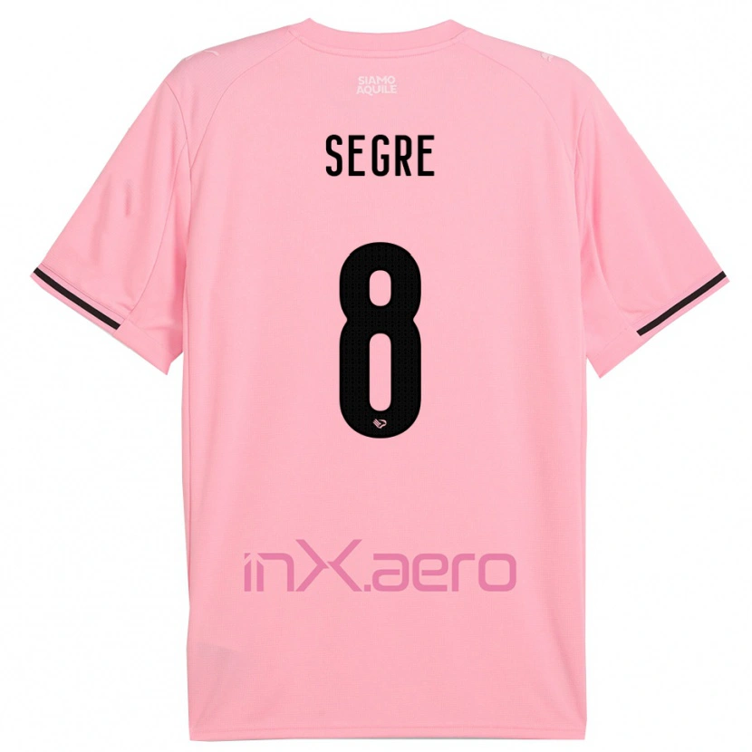 Danxen Men Jacopo Segre #8 Pink Black Home Jersey 2025/26 T-Shirt