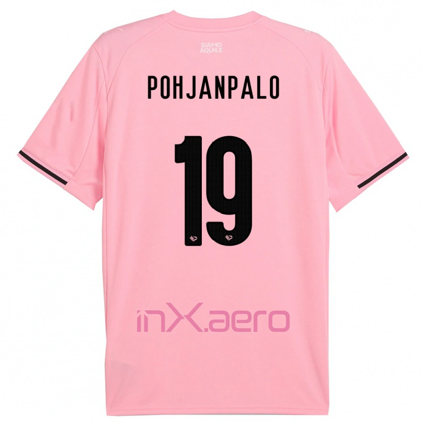 Danxen Men Joel Pohjanpalo #19 Pink Black Home Jersey 2025/26 T-Shirt