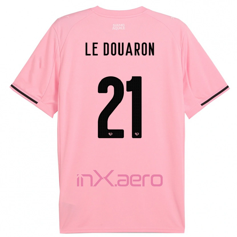 Danxen Men Jérémy Le Douaron #21 Pink Black Home Jersey 2025/26 T-Shirt
