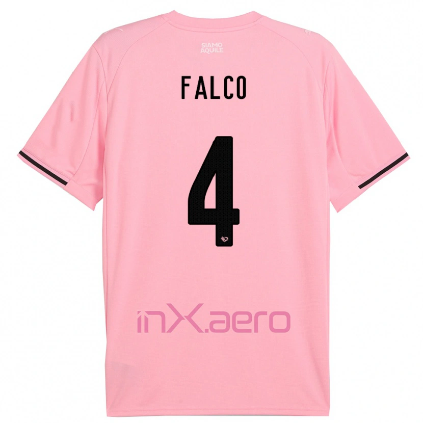 Danxen Men Agostino Falco #4 Pink Black Home Jersey 2025/26 T-Shirt