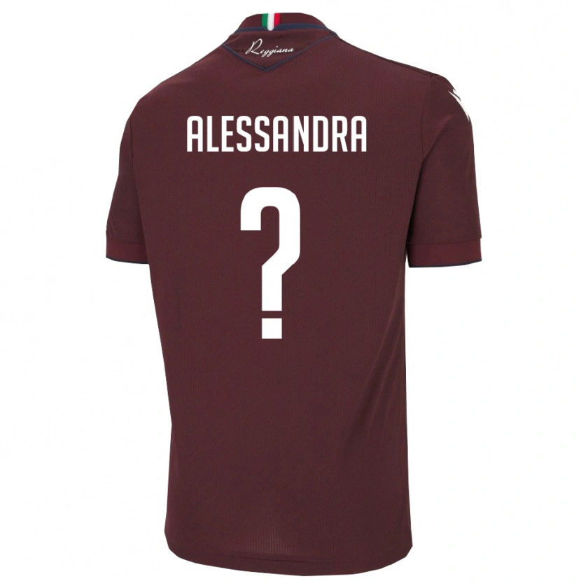 Danxen Men Sacchi Alessandra #0 Burgundy White Home Jersey 2025/26 T-Shirt