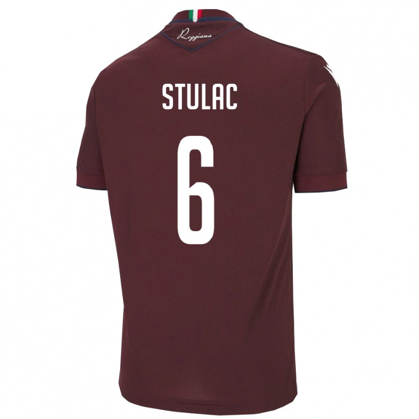 Danxen Men Leo Stulac #6 Burgundy White Home Jersey 2025/26 T-Shirt