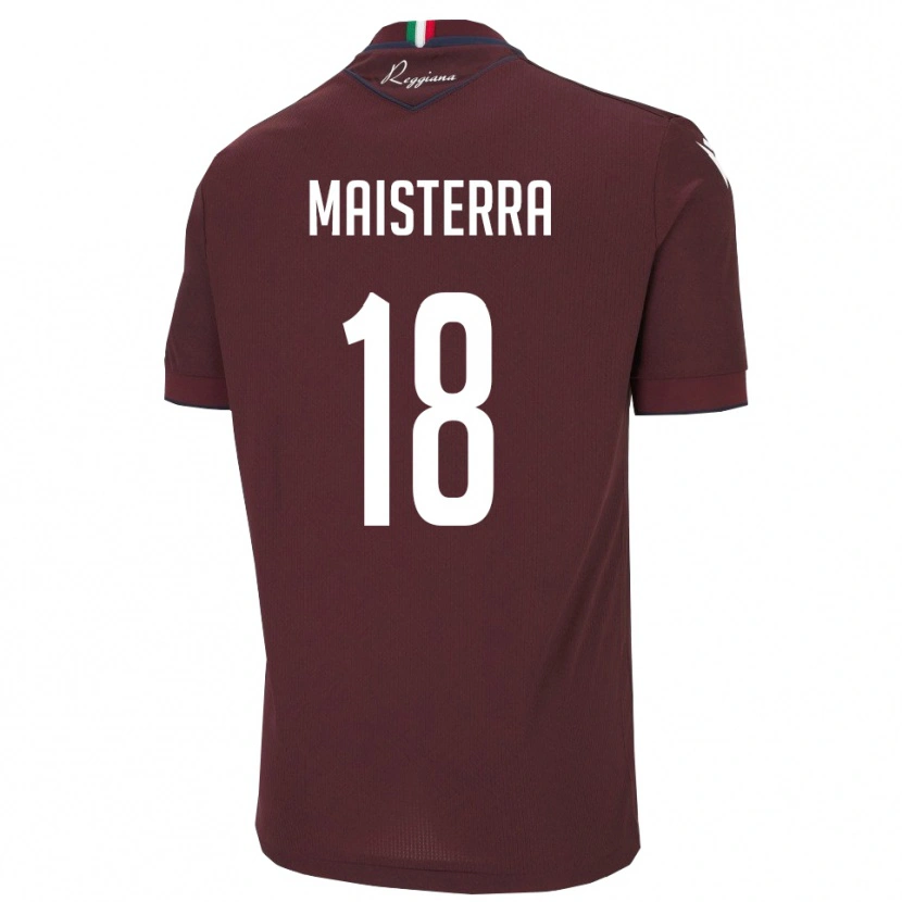 Danxen Men Roque Maisterra #18 Burgundy White Home Jersey 2025/26 T-Shirt