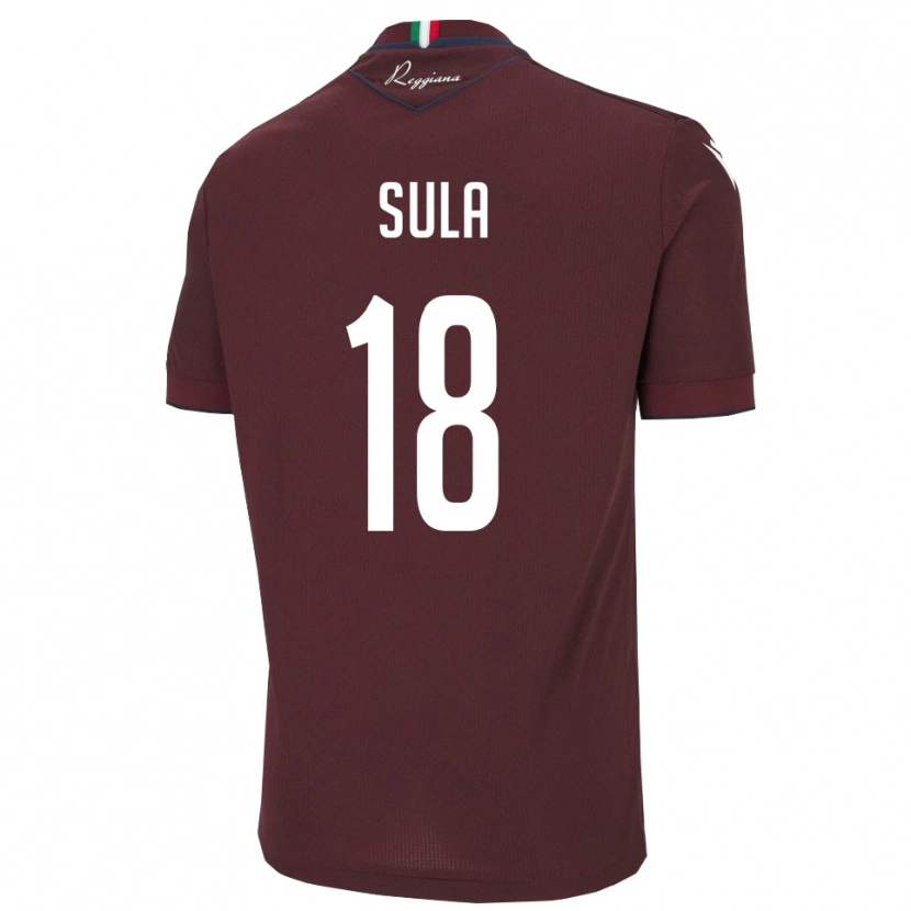 Danxen Men Joel Sula #18 Burgundy White Home Jersey 2025/26 T-Shirt