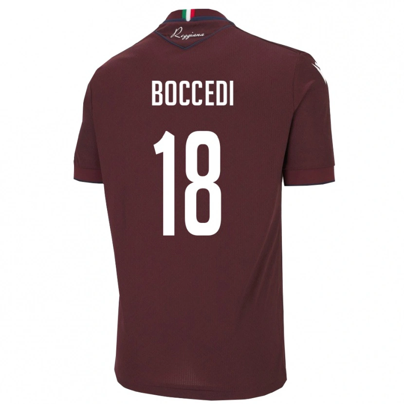 Danxen Men Alessandro Boccedi #18 Burgundy White Home Jersey 2025/26 T-Shirt