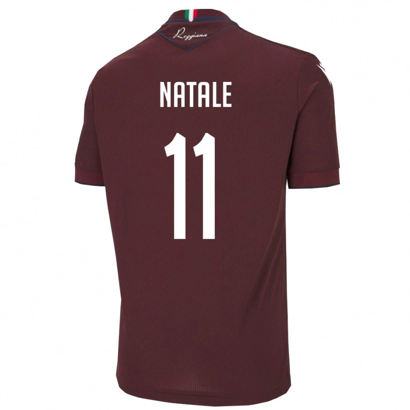 Danxen Men Mario Natale #11 Burgundy White Home Jersey 2025/26 T-Shirt