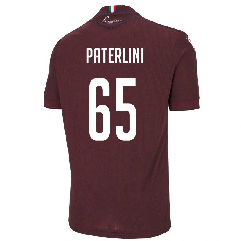Danxen Men Federico Paterlini #65 Burgundy White Home Jersey 2025/26 T-Shirt