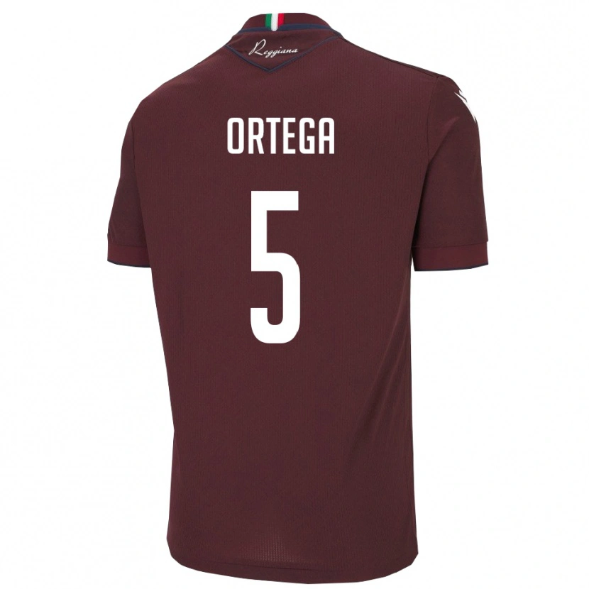 Danxen Men Jean Paulo Cardona Ortega #5 Burgundy White Home Jersey 2025/26 T-Shirt
