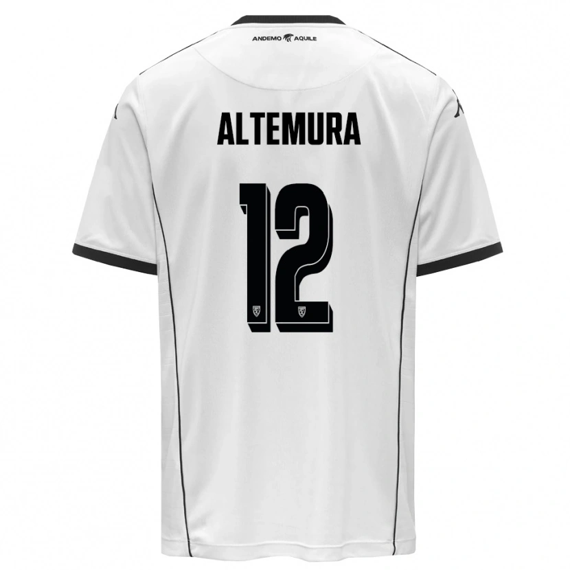 Danxen Men Tommaso Altemura #12 White Black Home Jersey 2025/26 T-Shirt