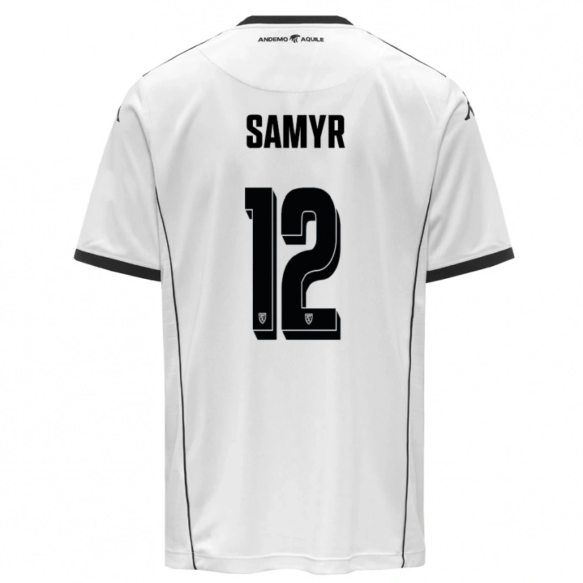 Danxen Men Walid Samyr #12 White Black Home Jersey 2025/26 T-Shirt
