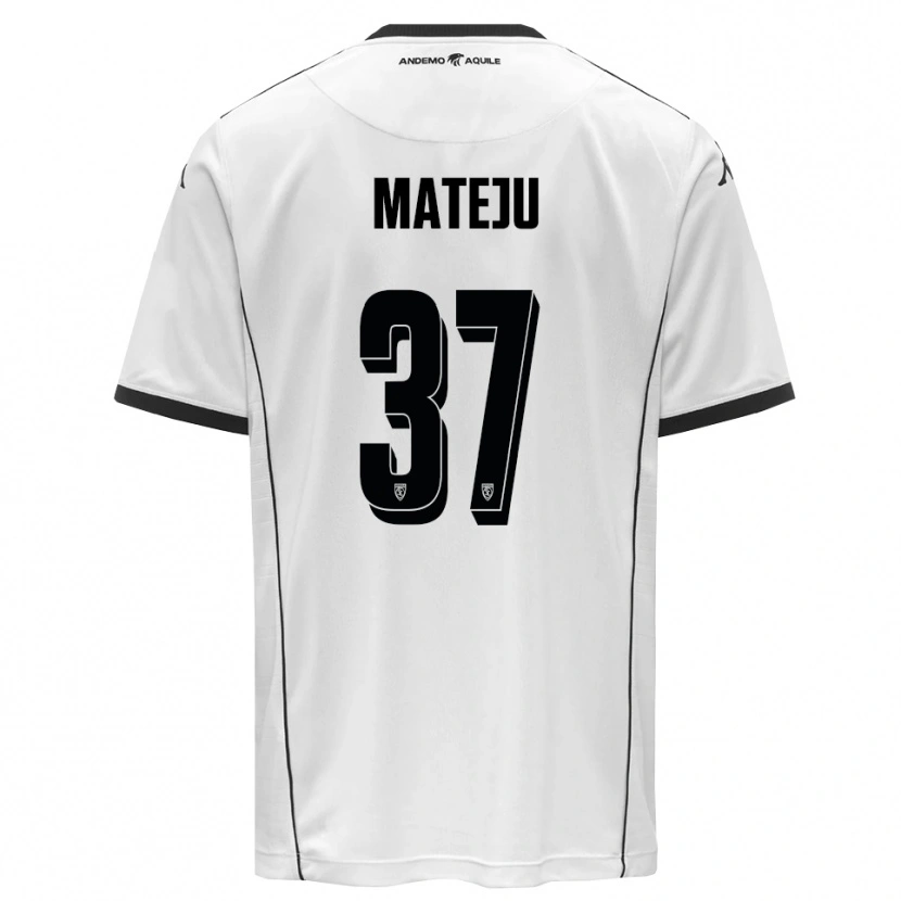 Danxen Men Ales Mateju #37 White Black Home Jersey 2025/26 T-Shirt