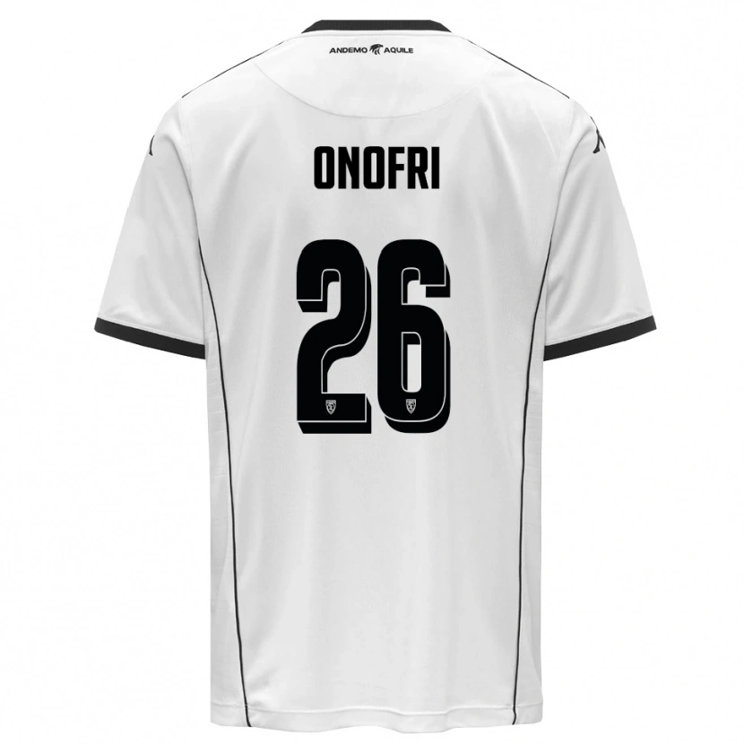 Danxen Men Matteo Onofri #26 White Black Home Jersey 2025/26 T-Shirt