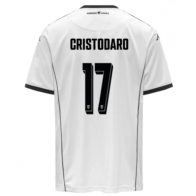 Danxen Men Lorenzo Cristodaro #17 White Black Home Jersey 2025/26 T-Shirt