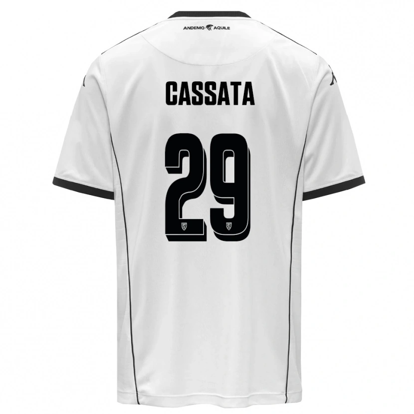Danxen Men Francesco Cassata #29 White Black Home Jersey 2025/26 T-Shirt