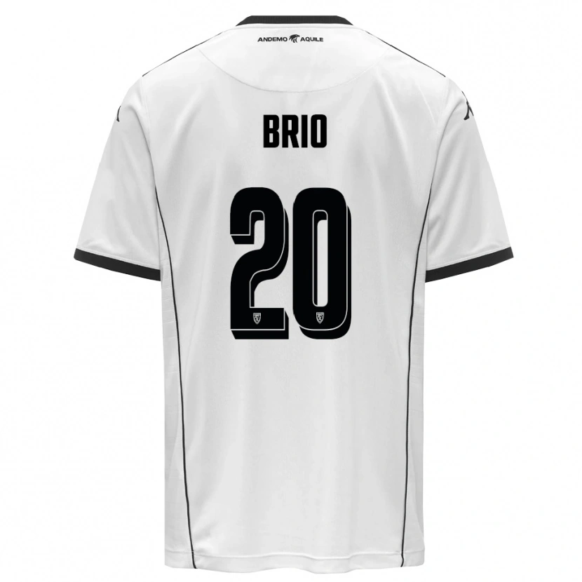 Danxen Men Alessandro Brio #20 White Black Home Jersey 2025/26 T-Shirt