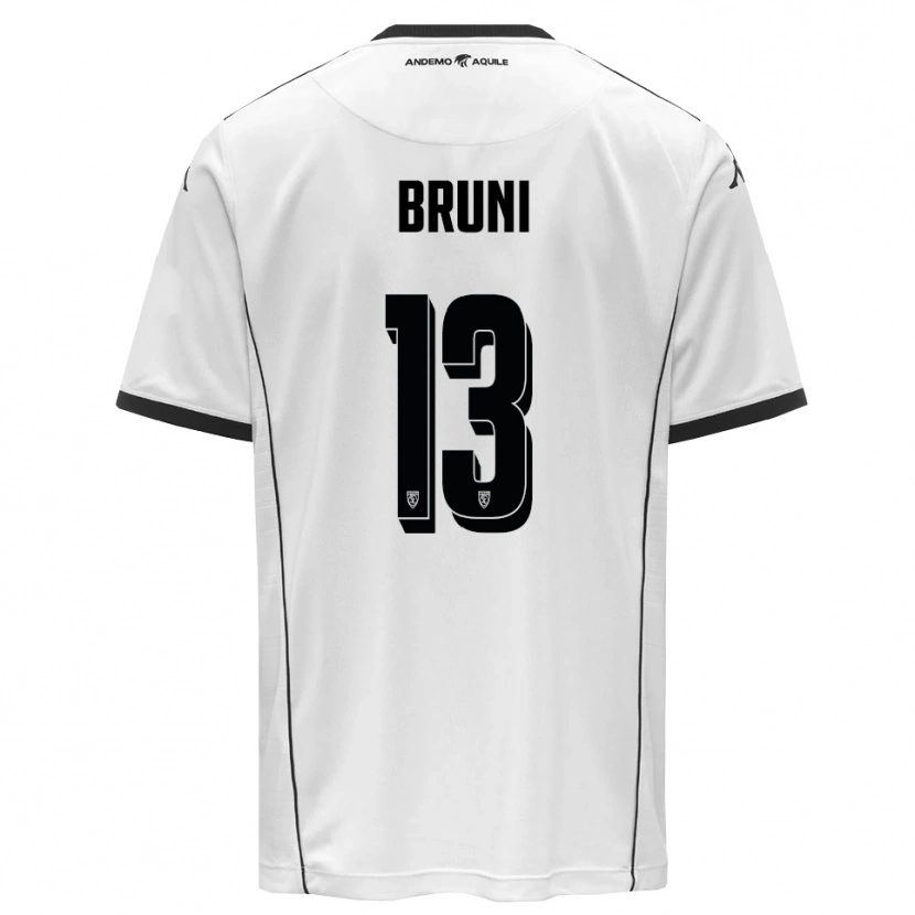 Danxen Men Filippo Bruni #13 White Black Home Jersey 2025/26 T-Shirt