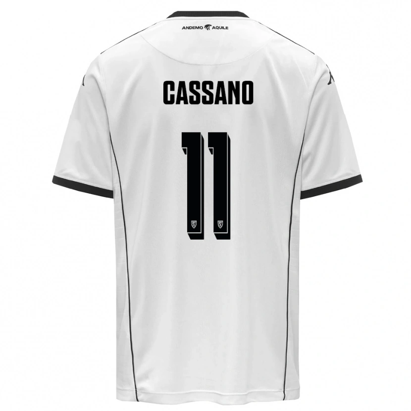 Danxen Men Armando Cassano #11 White Black Home Jersey 2025/26 T-Shirt