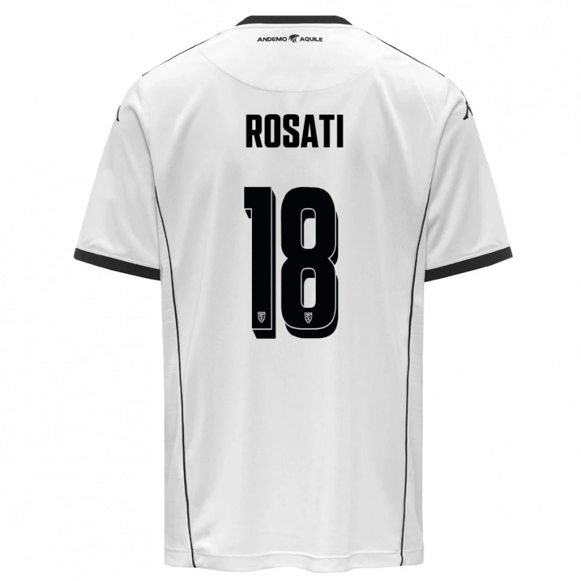 Danxen Men Riccardo Rosati #18 White Black Home Jersey 2025/26 T-Shirt