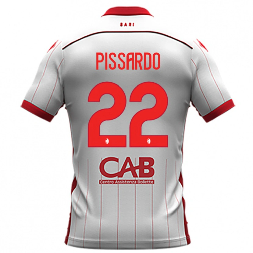 Danxen Men Marco Pissardo #22 White Red Home Jersey 2025/26 T-Shirt