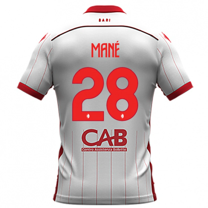 Danxen Men Moussa Mané #28 White Red Home Jersey 2025/26 T-Shirt