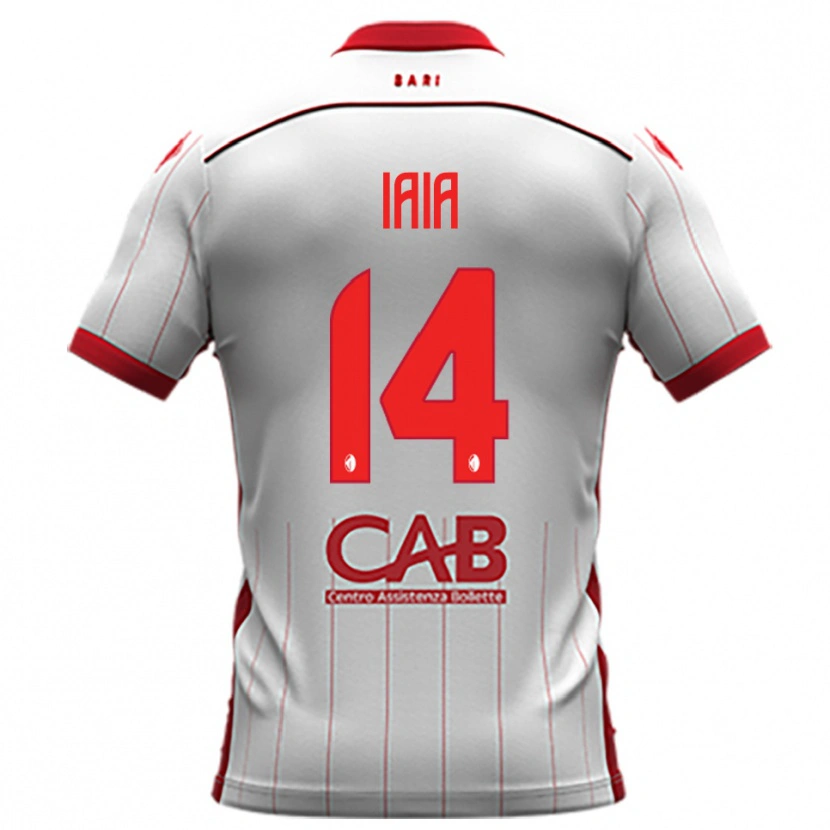Danxen Men Pasquale Iaia #14 White Red Home Jersey 2025/26 T-Shirt