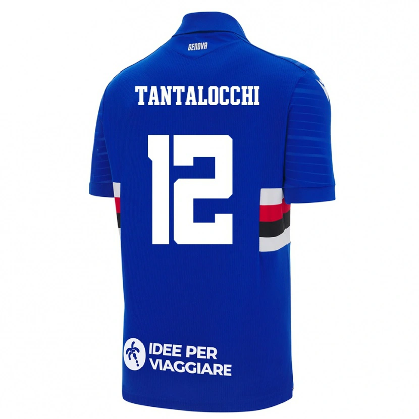Danxen Men Elia Tantalocchi #12 Blue White Home Jersey 2025/26 T-Shirt
