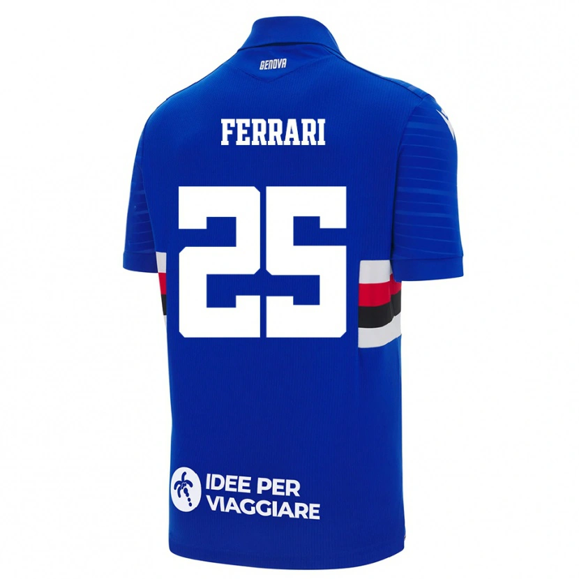 Danxen Men Alex Ferrari #25 Blue White Home Jersey 2025/26 T-Shirt