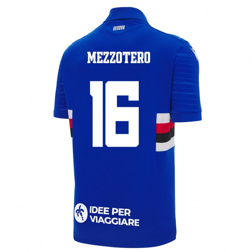 Danxen Men Lorenzo Mezzotero #16 Blue White Home Jersey 2025/26 T-Shirt