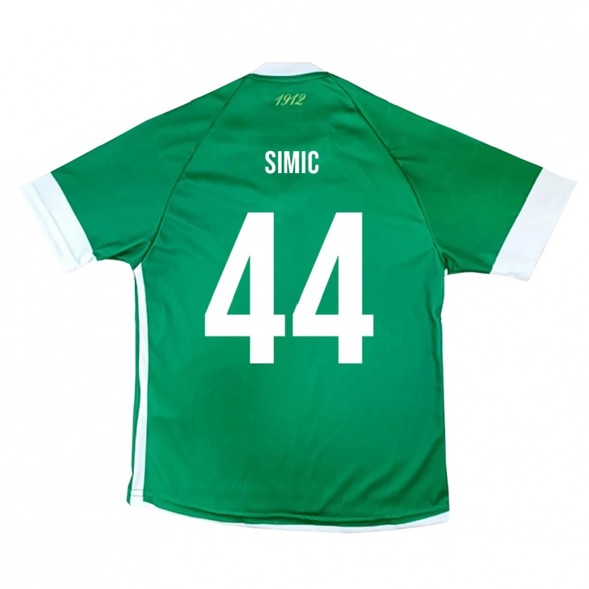 Danxen Men Lorenco Simic #44 Green White Home Jersey 2025/26 T-Shirt