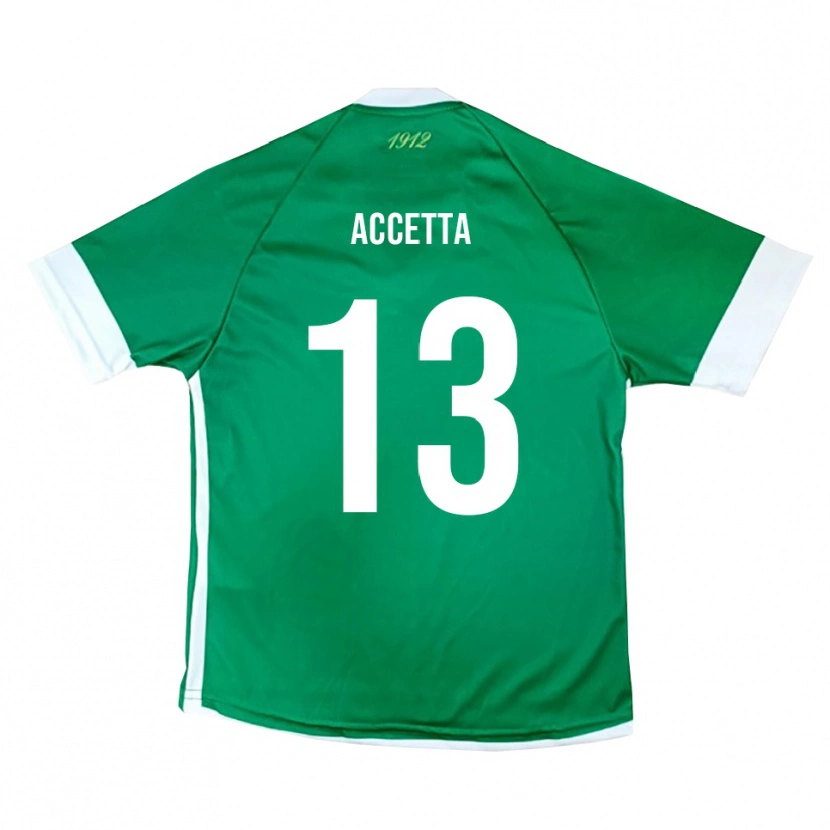 Danxen Men Simone Accetta #13 Green White Home Jersey 2025/26 T-Shirt