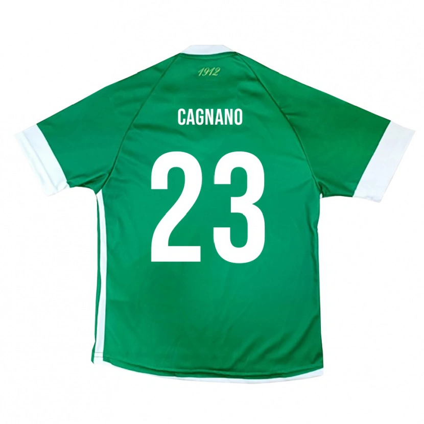 Danxen Men Andrea Cagnano #23 Green White Home Jersey 2025/26 T-Shirt