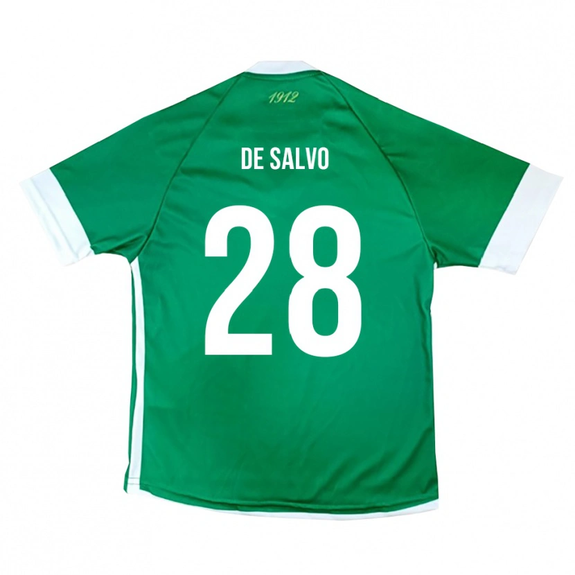 Danxen Men Ugo De Salvo #28 Green White Home Jersey 2025/26 T-Shirt