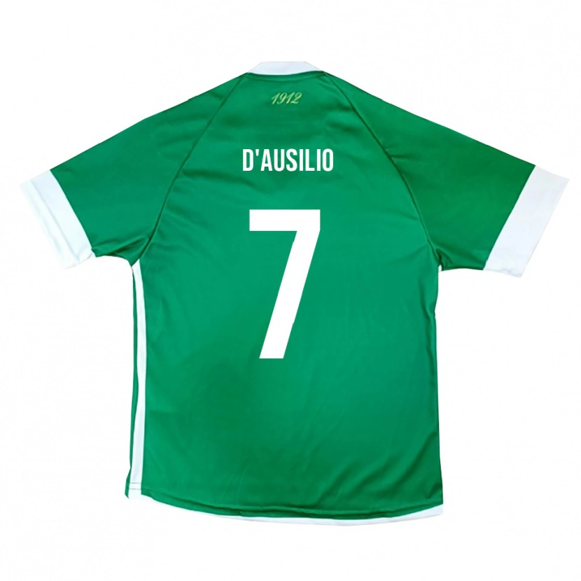 Danxen Men Michele D'ausilio #7 Green White Home Jersey 2025/26 T-Shirt
