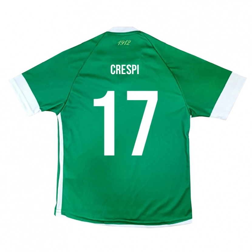 Danxen Men Valerio Crespi #17 Green White Home Jersey 2025/26 T-Shirt