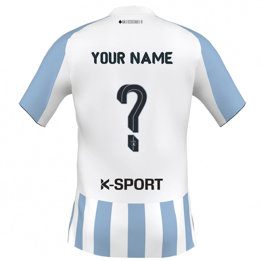Danxen Men Your Name #0 White Sky Blue Home Jersey 2025/26 T-Shirt