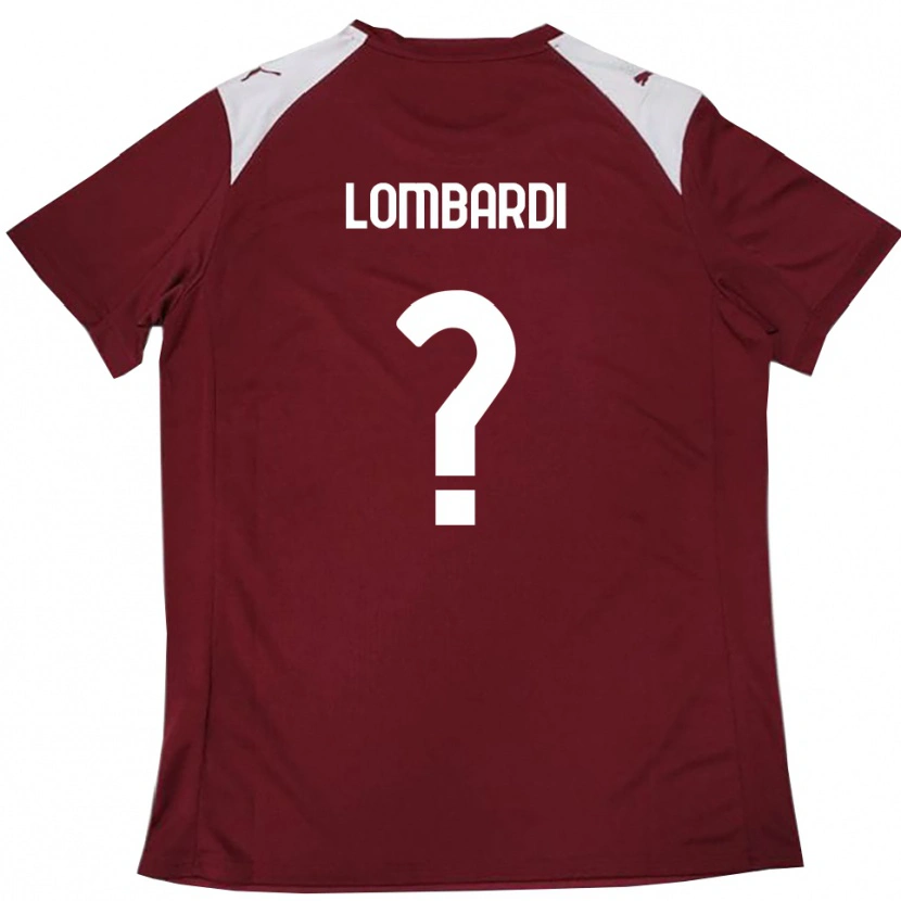 Danxen Men Lorenzo Lombardi #0 Burgundy White Home Jersey 2025/26 T-Shirt