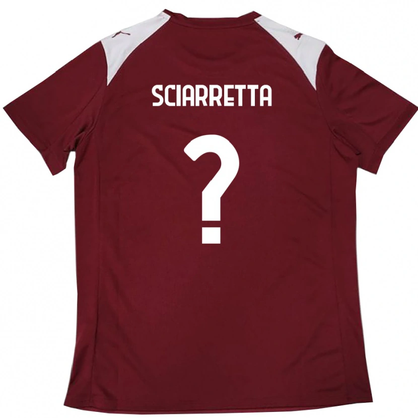 Danxen Men Sebastiano Sciarretta #0 Burgundy White Home Jersey 2025/26 T-Shirt